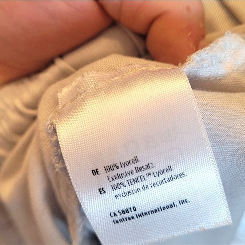 Tentree Women's Light Grey 100% Tencel Shorts Size L - Picture 5 of 6